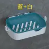 Caja de jabón multiusos con gancho, grande para el hogar, baño, creativa, sin perforaciones, estante de canasta de drenaje