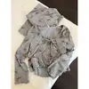 Conjunto de Pijama Feminino Estilo Coreano com Estampa de Laços, Alças Finas, Manga Longa e Calça Longa para Outono
