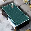 Mantel de Mesa de Cuero de Lujo Ligero Impermeable y a Prueba de Aceite Sin Lavado Dormitorio Rectangular Anti-Escaldaduras Mantel de Mesa de Centro de Alta Gama Mantel Individual