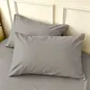 Fronhas Masculinas Classe A Anti-Saliva e Anti-Óleo, Conjunto de Dois, 48x74cm, Conjunto Completo para Travesseiro Único com Capa Interna