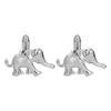 Joyas Abstractas de Personalidad Animales Creativos Elefante León Tigre Leopardo Gemelos de Alta Gama de Negocios Gemelos de Puño Francés