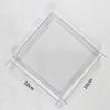 Caja de Acrílico para Pestañas Postizas Transparente Caja de Empaque para Pestañas Postizas Caja de Almacenamiento Caja para Uñas Postizas Cuadrada Colorida