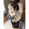 Chaleco suelto de diseño vanguardista para mujer Otoño/Invierno 2025 Nuevo Talla Grande Estilo Coreano Relajado Chaleco de Punto Suelto Sin Mangas