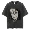 Talla Europea TransfronterizaCamiseta Lavada de Moda para Hombre Streetwear Gráfica Pr