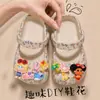 Zapatos de Agujeros Transpirables Anticolisión para Exteriores de Dibujos Animados para Niñas, Estilo Nuevo de Verano para Niña Pequeña, Sandalias Estilo Ballet de Suela Suave Antideslizantes
