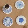 Posavasos Duro de Tierra de Diatomeas Estilo Japonés, Alfombrilla Aislante de Calor para Escritorio, Alfombrilla Absorbente Anti-quemaduras, Posavasos para Taza de Café y Té Estilo Wabi-Sabi, Secado Rápido