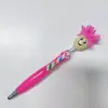 Muñeco de Peluche Navideño de Dibujos Animados Listo para Usar, Cabezal de Mopa, Cara Sonriente, Reloj, Retrato de Amante, Bolígrafo Táctil Tres en Uno