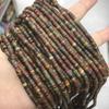 Venta al por mayor transfronteriza Piedra natural Tubo redondo Barra cuadrada Pieza Haixi Passepartout Accesorios para joyería con cuentas Pino rojo Picasso Cuentas sueltas