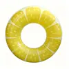 Bóia de Natação Infantil de Verão, Boia Inflável Divertida de Frutas, Flutuador Aquático Espessado, Brinquedo Fofo de Desenho Animado para Piscina