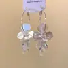 Brincos de Flor Oca de Zircônia Dourada para Mulheres, Muito Bonitos e Únicos, Novos Brincos de Alta Qualidade 2026