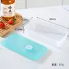 Caixa de Almoço de Plástico Selada Caixa de Conservação para Geladeira Caixa para Congelador Doméstica Caixa de Almoço Quadrada com Compartimentos Caixa de Almoço Portátil para Exterior