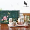 Set de Cerámica para el Hogar de Lujo de Aspecto Elevado, Accesible, Caja de Regalo, Tetera para Agua Fría, Juego de Té, Taza de Agua Souvenir, Taza de Café Creativa