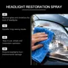 Spray de Cuidado para Faros Homonth Spray de Cuidado para Faros Aumenta la Transparencia Visual Solución de Mantenimiento