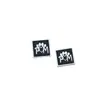 Marca de ropa de goma blanda de PVC creativa moda plástico de gota logo para zapatos y sombreros bolsos etiqueta de pecho para uniforme escolar disponible