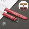 Reloj Hebilla Dorada con Correa de Piel de Vaca Genuina Puntada Sencilla Correa Unisex para Apple