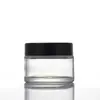 Frasco Transparente Spot Creme Esfoliante Frasco de Creme Facial Loção para Cuidados com a Pele Frasco Sub-Frasco de Vidro Frasco de Vidro Cosmético 20G30G