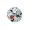 Gatinho de Desenho Animado Patch Impresso em Acrílico DIY Acessórios de Cabelo Adorno de Cabeça Grampo de Cabelo Broche Decoração de Bolsa Insígnia Acessórios de Joias