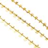 Bricolaje cobre puro hecho a mano estrella tamaño pequeño estrella de cinco puntas cadena tocado accesorios para el cabello collar joyería exótica al por mayor