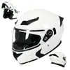 Casco de Moto Integral abatible Voss Nuevo Estándar Nacional, Doble Visera, Todas las Estaciones, Unisex, Casco de Verano, Certificado 3C