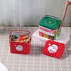 Caixa de Lata Infantil Portátil para Doces de Chocolate Pequenos Objetos Caixa Organizadora de Mesa Mini Fofo Presente de Natal