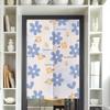 Cortina de puerta de estilo chino nuevo, cortina de tela para el hogar, cortina divisoria para pasillo y baño, varilla telescópica sin perforaciones, media cortina