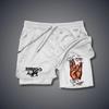 Comercio electrónico transfronterizo de Amazon pantalones cortos de verano caluroso dragon ball impresión digital 3D para hombre y mujer pantalones de playa dobles