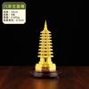 Latão puro Bagua Wenchang Tower Ornaments Nove camadas de treze camadas Wenchang Tower Office Desk Ornaments Artesanato Decorativo