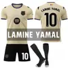 2526 Camiseta de Fútbol de Visitante del Barcelona No. 10 Yamal 6 Gavi 9 Lewandowski 8 Pedri Camiseta Edición Especial