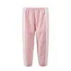 Pantalones de otoño e invierno para niños, pantalones deportivos para niños y niñas, pantalones acolchados de terciopelo, pantalones de algodón para bebés, otoño e invierno, nueva generación