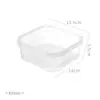 Caja de Almacenamiento, Apta para Microondas, Caja Transparente para Conservación de Frutas, Caja Sellada a Prueba de Fugas para Refrigerador, Almacenamiento Sellado de Comida, Frutas, Comida Fría