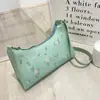 Bolso de Mujer 2022 Nuevo Liso Bordado Bolso de Hombro para Debajo del Brazo Bolso Casual para Teléfono Móvil Bolso Cuadrado Pequeño Bolso de Regalo de Moda