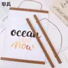 Clip Magnético para Colgar Fotos de Madera Maciza, Marco de Montaje, Rollo de Calendario, Clip para Núcleo de Foto, Marco de Barra para Colgar Póster