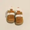 Zapatos de Algodón para Mujer para Invierno, Cálidos y Forrados de Felpa, Versátiles, Casuales, Cómodos, Zapatos de Algodón de Suela Gruesa, Zapatos de Algodón Estilo Birkenstock de Lana de Cordero del Noreste para Mujer