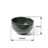 Xizang Jade Medicina Rei Pedra Xícara de Chá Jade Taça de Vinho Jade Xícara de Chá Medicina Rei Jade Xícara de Chá Jade Verde Escuro Verde Oliva Tigela de Chá Jade Ornamento