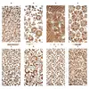 AliExpress internacional novo 8 peças textura flor pintura modelo diário de arte diy pintura oca modelo tema