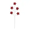 Enfeite de Plug-in Estrela de Cinco Pontas Personalizado para o Dia da Independência Festival Americano Estrela de Cinco Pontas Decoração Estrela de Espuma com Glitter Vermelha e Azul Plug-in