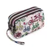 Venta al por mayor de fábrica nueva cartera monedero bolso femenino coreano estampado cartera bolso para teléfono móvil cartera de dama bolso de tela para correr