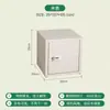 Gabinete de Almacenamiento de Escritorio con Cerradura para Oficina y Dormitorio, Caja Metálica a Prueba de Polvo con Contraseña, Gabinete para Archivos A4 de Portátil