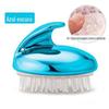 Shampoo de silicone galvanizado atualizado para limpeza doméstica do couro cabeludo, anti-coceira, raspador de cabelo, massagem, pente, shampoo, artefato