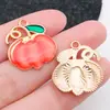 Mezcla 50 Colgantes de Pavo de Acción de Gracias, Calabaza y Hongo de Dibujos Animados Accesorios para Pulsera y Llavero DIY