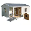 Casa Móvil Contenedor con Decoración, Casa Integrada Habitable Desmontable, Casa Modular Integrada para el Hogar con Paneles de Acero Color