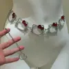 Ei Tao Menina Doce Legal Y2K Rosa Brilhante Zircônio Gatinho Corrente de Cintura Feminina Milenar Estilo Sexy Acessórios de Cinto de Metal