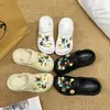 Galletas de Oso Cookie de Moda Lindos Versátiles Accesorios de Flor para Zapatos DIY Encantos Desmontables para Zuecos Hebillas para Zapatos
