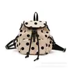 Mochila Casual de Lunares para Mujer 2026 Verano Nuevo Gran Capacidad para Viajes Diarios Estudiante Mochila Escolar Mochila con Solapa y Múltiples Bolsillos