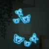 Mg-Yk039 Mariposa Artificial Voladora Luminosa Pegatina de Interruptor de Pared de Fondo Pegatina Decorativa de Embellecimiento Venta al por Mayor Autoadhesivo