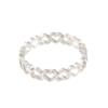 Anillo Fresco y Sencillo de Acero de Titanio en Forma de Corazón, Anillo de Dedo Índice de Oro de 18 Quilates, Joyería, Forma de Corazón, Femenino, Personalizado, Estilo Ins, Versión Coreana Anillo de Corazón
