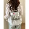 Mochila Dulce Estilo Girly para Mujer 2026 Nueva Bolsa Escolar Estilo Cambridge College Bolsa Cruzada de Hombro Único para Primavera y Verano Multifuncional