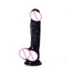 Cristal de Venta Caliente Transfronterizo Falos Artificiales Dispositivo de Masturbación Femenina Pene Falso Engrosado y Alargado Máquina Cañón Productos Sexuales para Adultos