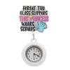 Reloj de Bolsillo Clásico de Enfermera y Doctor de Hospital con Apariencia Personalizada y Práctico Clip Retráctil para Insignia Colgante de Pecho