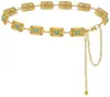 Cinturón de cadena plateada a juego con Song Ji-ah para mujer, adecuado para faldas y pantalones, un accesorio decorativo para la cintura de estilo inspirado en Chanel